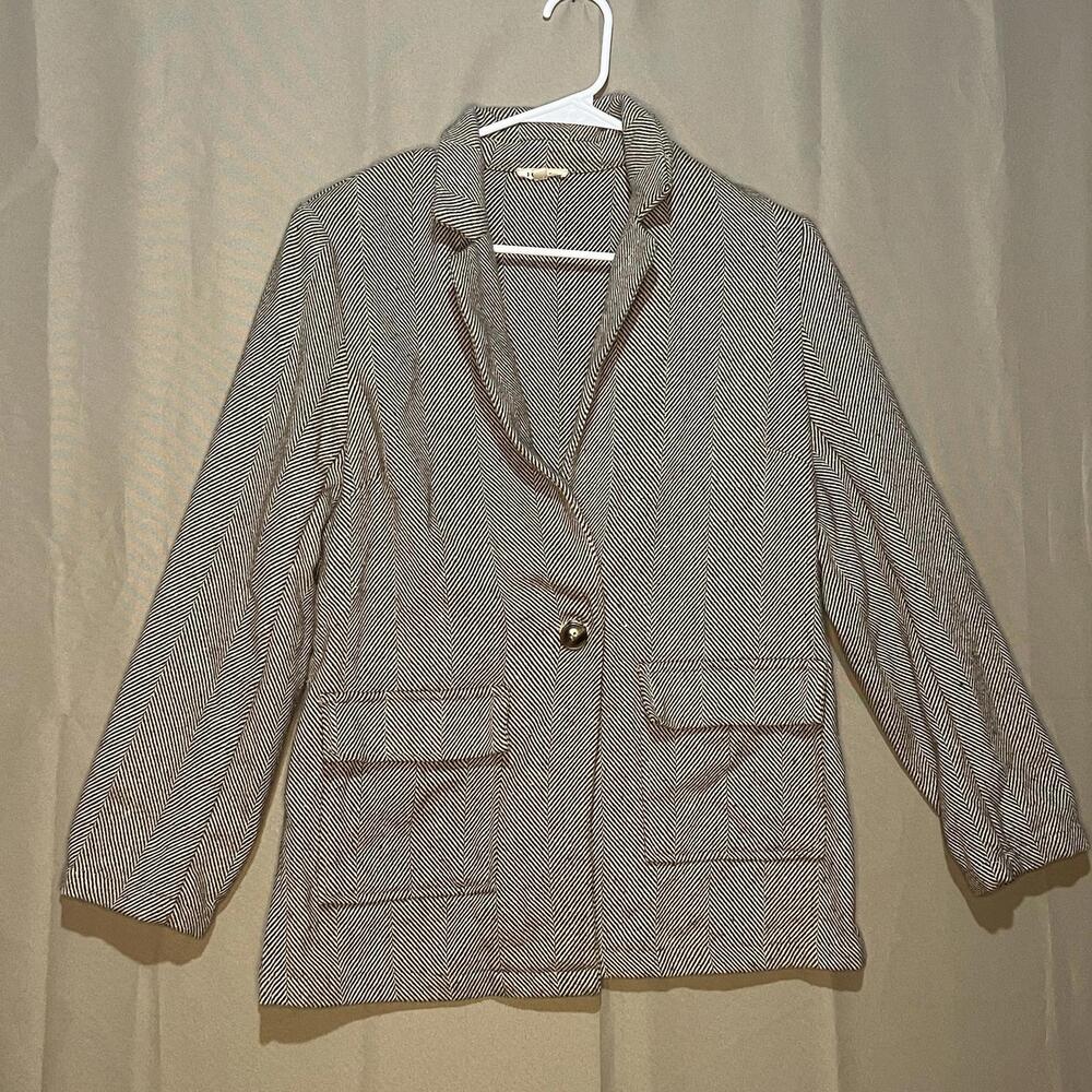 Jodifl Women's Medium Herringbone Blazer